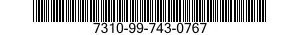 7310-99-743-0767  7310997430767 997430767