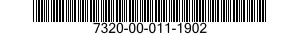 7320-00-011-1902  7320000111902 000111902