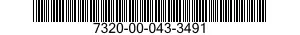 7320-00-043-3491  7320000433491 000433491