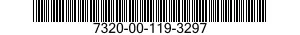 7320-00-119-3297  7320001193297 001193297