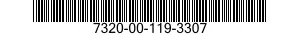7320-00-119-3307  7320001193307 001193307