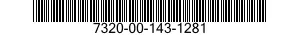 7320-00-143-1281  7320001431281 001431281