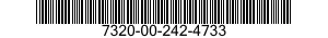 7320-00-242-4733  7320002424733 002424733