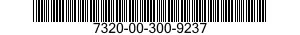 7320-00-300-9237 PLATE 7320003009237 003009237