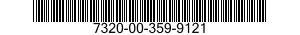 7320-00-359-9121  7320003599121 003599121