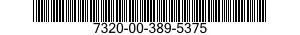 7320-00-389-5375  7320003895375 003895375