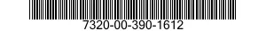 7320-00-390-1612  7320003901612 003901612