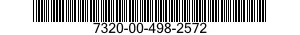 7320-00-498-2572  7320004982572 004982572