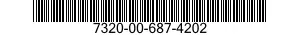 7320-00-687-4202  7320006874202 006874202