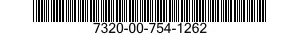 7320-00-754-1262  7320007541262 007541262