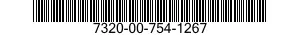 7320-00-754-1267  7320007541267 007541267