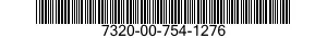 7320-00-754-1276  7320007541276 007541276