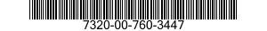 7320-00-760-3447  7320007603447 007603447