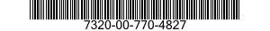7320-00-770-4827  7320007704827 007704827