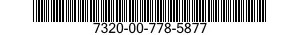 7320-00-778-5877  7320007785877 007785877