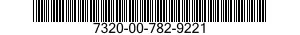 7320-00-782-9221  7320007829221 007829221