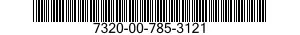 7320-00-785-3121  7320007853121 007853121