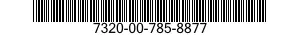 7320-00-785-8877  7320007858877 007858877