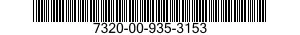 7320-00-935-3153  7320009353153 009353153
