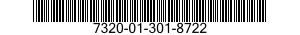 7320-01-301-8722  7320013018722 013018722