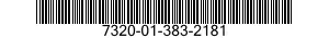 7320-01-383-2181  7320013832181 013832181