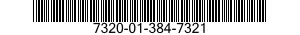7320-01-384-7321  7320013847321 013847321
