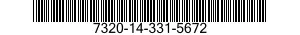 7320-14-331-5672  7320143315672 143315672
