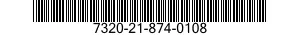 7320-21-874-0108  7320218740108 218740108