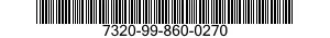 7320-99-860-0270 BRACKET MICROSWITCH 7320998600270 998600270