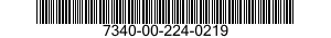 7340-00-224-0219  7340002240219 002240219