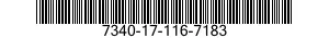 7340-17-116-7183  7340171167183 171167183