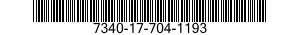 7340-17-704-1193 KNIFE,STEAK,TABLE 7340177041193 177041193