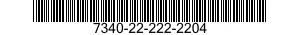 7340-22-222-2204  7340222222204 222222204