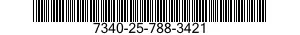 7340-25-788-3421  7340257883421 257883421