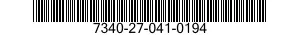 7340-27-041-0194 KNIFE,COOK'S 7340270410194 270410194