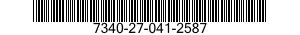 7340-27-041-2587 FORK,TABLE 7340270412587 270412587