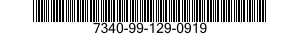 7340-99-129-0919  7340991290919 991290919