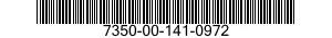 7350-00-141-0972  7350001410972 001410972