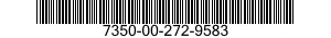 7350-00-272-9583  7350002729583 002729583
