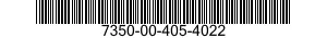 7350-00-405-4022  7350004054022 004054022