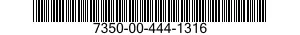 7350-00-444-1316  7350004441316 004441316