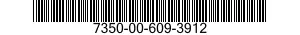 7350-00-609-3912  7350006093912 006093912