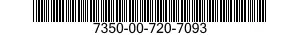 7350-00-720-7093  7350007207093 007207093