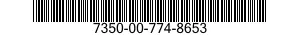 7350-00-774-8653  7350007748653 007748653