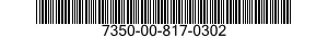 7350-00-817-0302  7350008170302 008170302