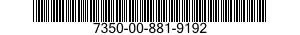 7350-00-881-9192 CUP,FILTER ELEMENT 7350008819192 008819192