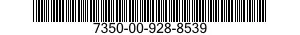 7350-00-928-8539  7350009288539 009288539
