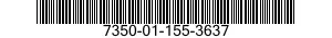 7350-01-155-3637  7350011553637 011553637