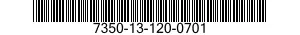 7350-13-120-0701 CONTAINER,FOOD,DISPOSABLE 7350131200701 131200701