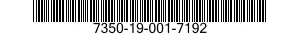 7350-19-001-7192 PLATE,EATING 7350190017192 190017192